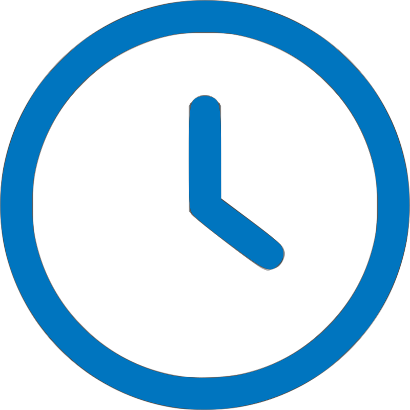 Blue Clock